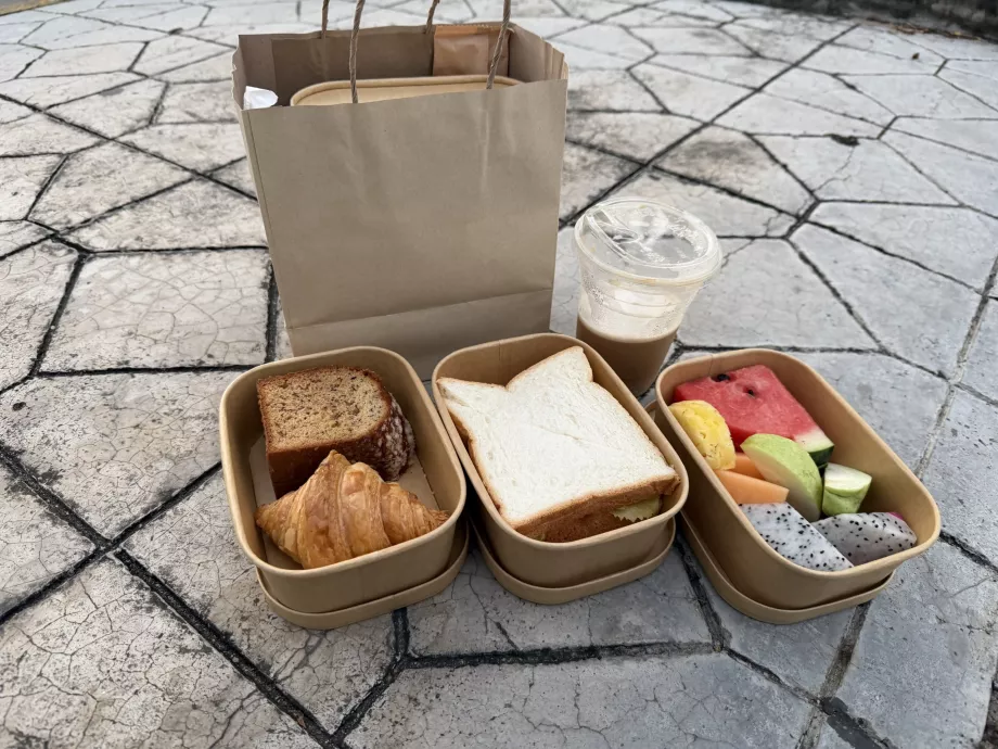 Pack petit-déjeuner à emporter