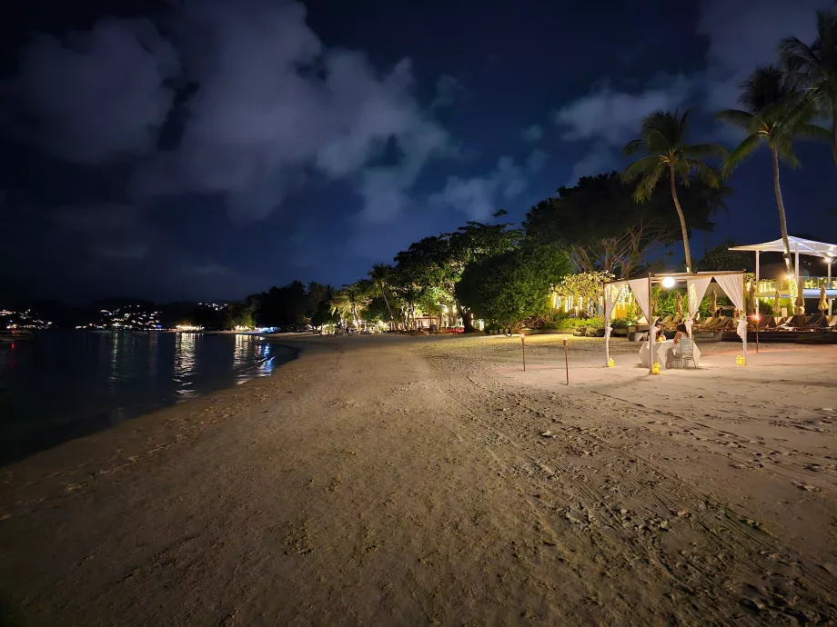 Nuit à Chaweng, partie nord