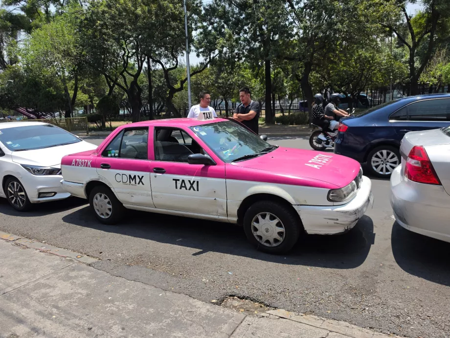 Taxi officiel à CDMX