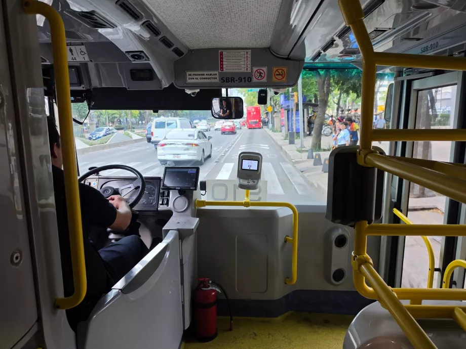 Lecteur de paiement au conducteur