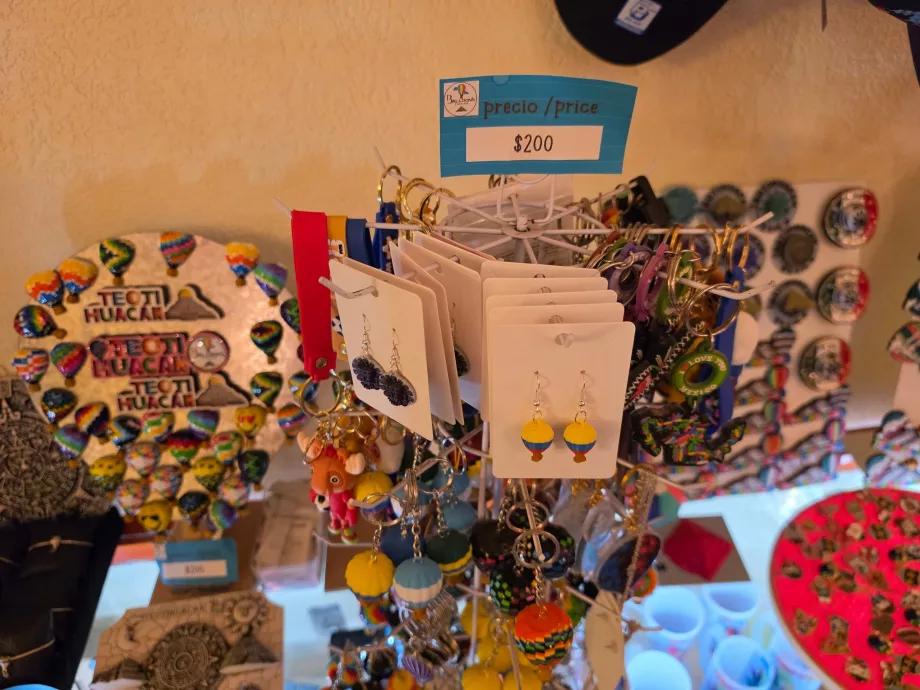 Vente de souvenirs