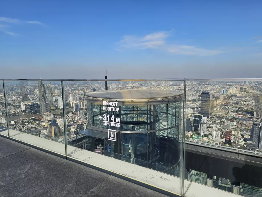 King Power Mahanakhon - vue sur le toit