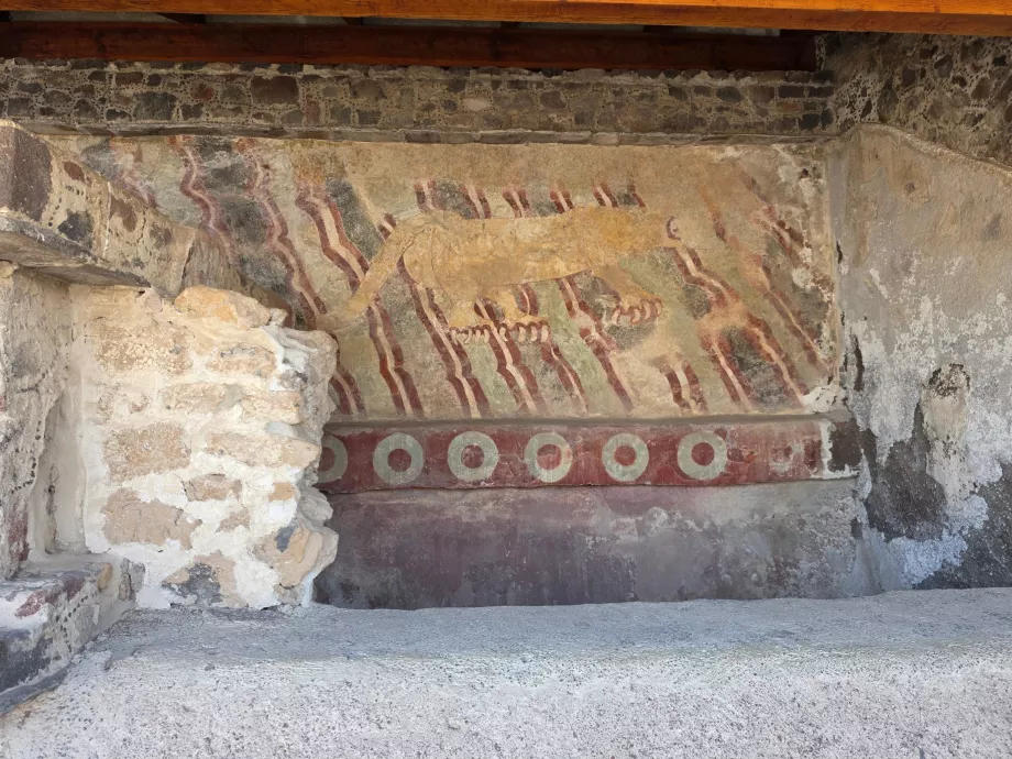 Peinture murale d'un puma