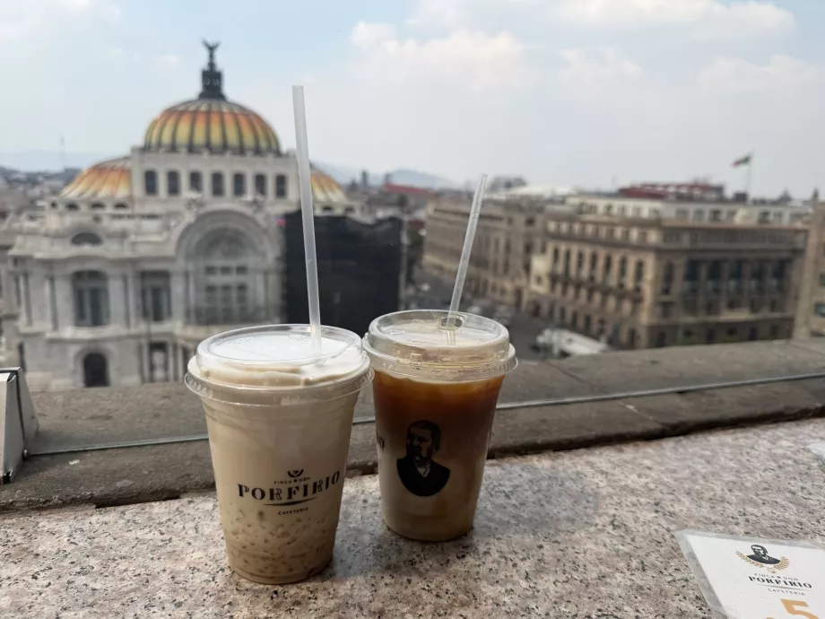 Vue du café Finca do Porfirio