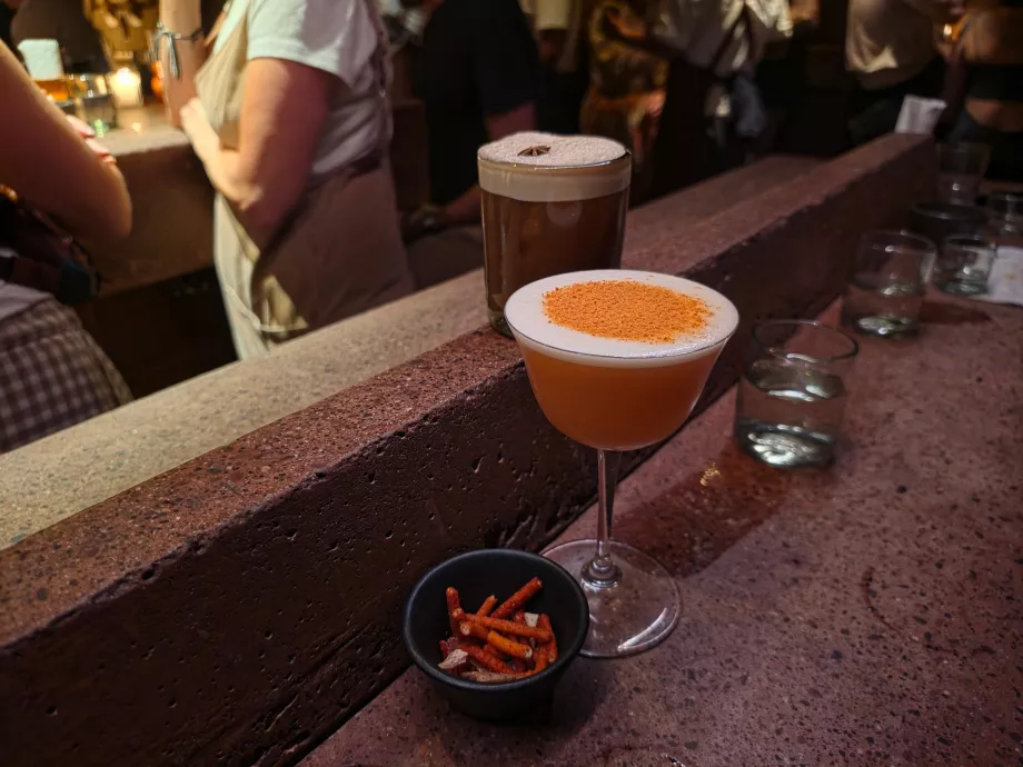 Nos boissons au bar Tlecán