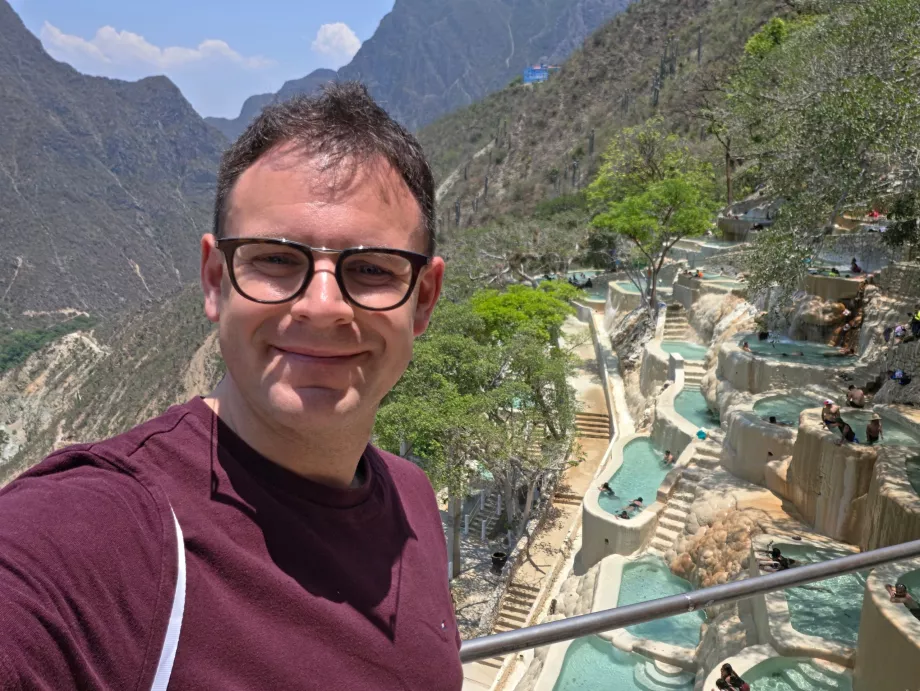 Me at Tolantongo Cascade Pools