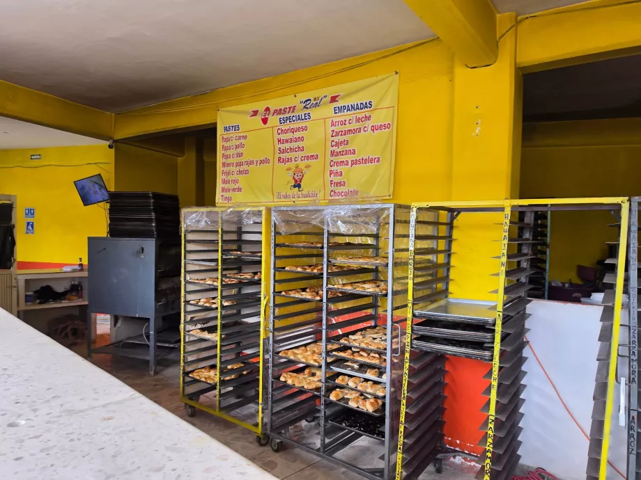 Arrêt à la boulangerie sur le chemin du retour