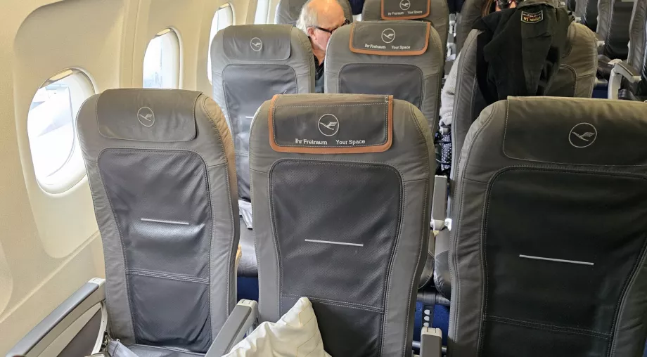 Sièges en classe affaires, Airbus A319