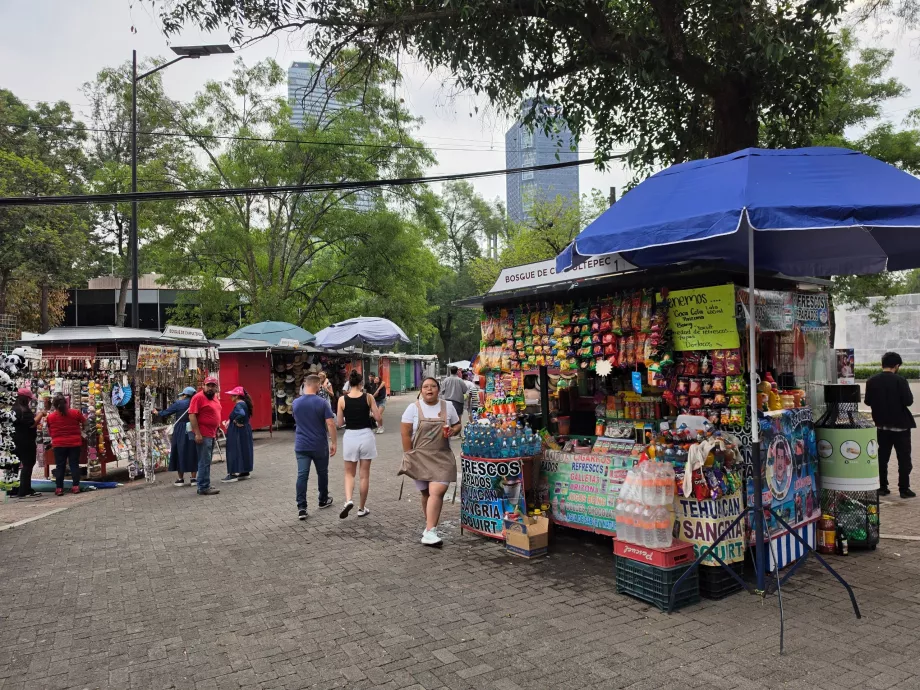 Bosque de Chapultepec, haltes