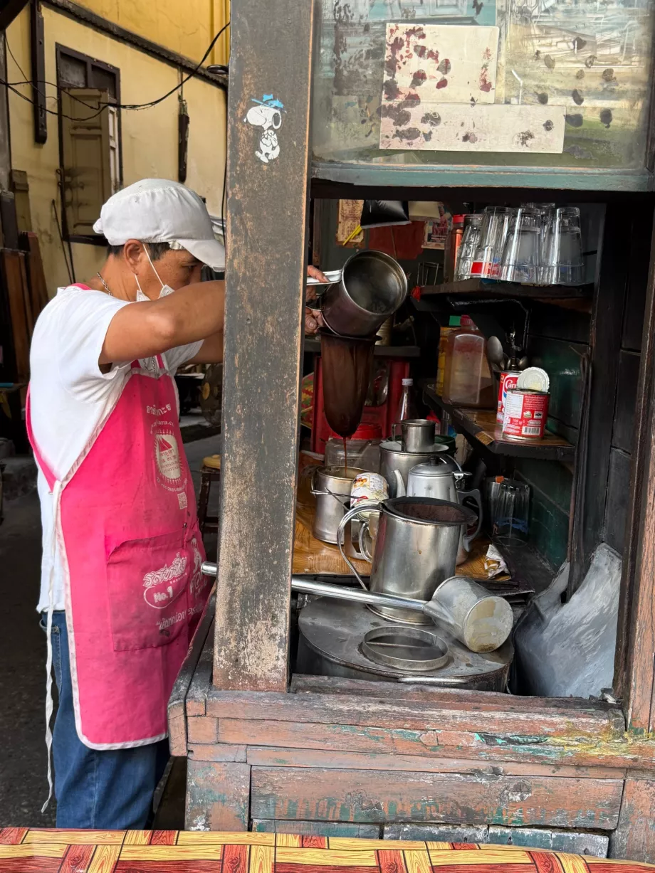 Go Café, préparation du café