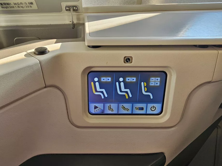 Contrôle du positionnement du siège