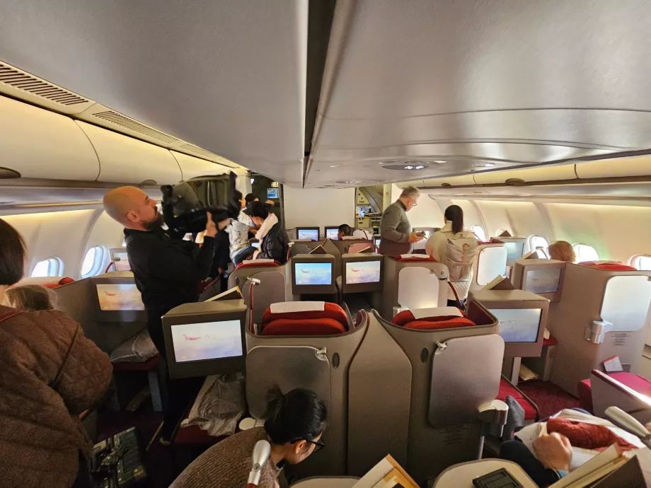 Cabine en classe affaires