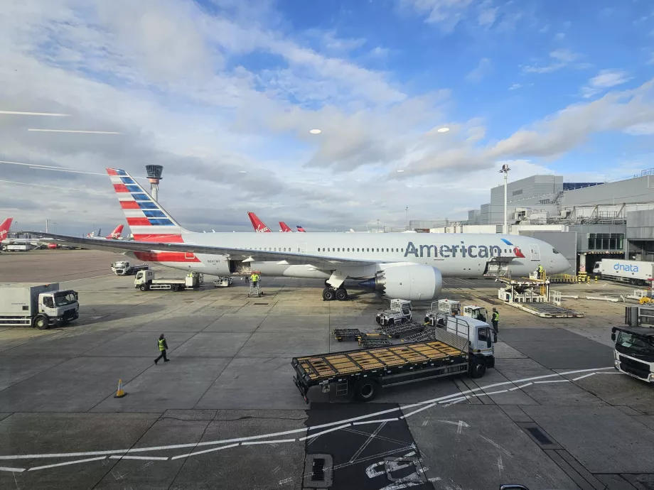 Vue de l'aire de trafic de l'aéroport¨
