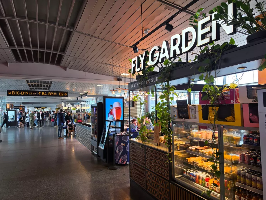 Bistros dans la zone de transit