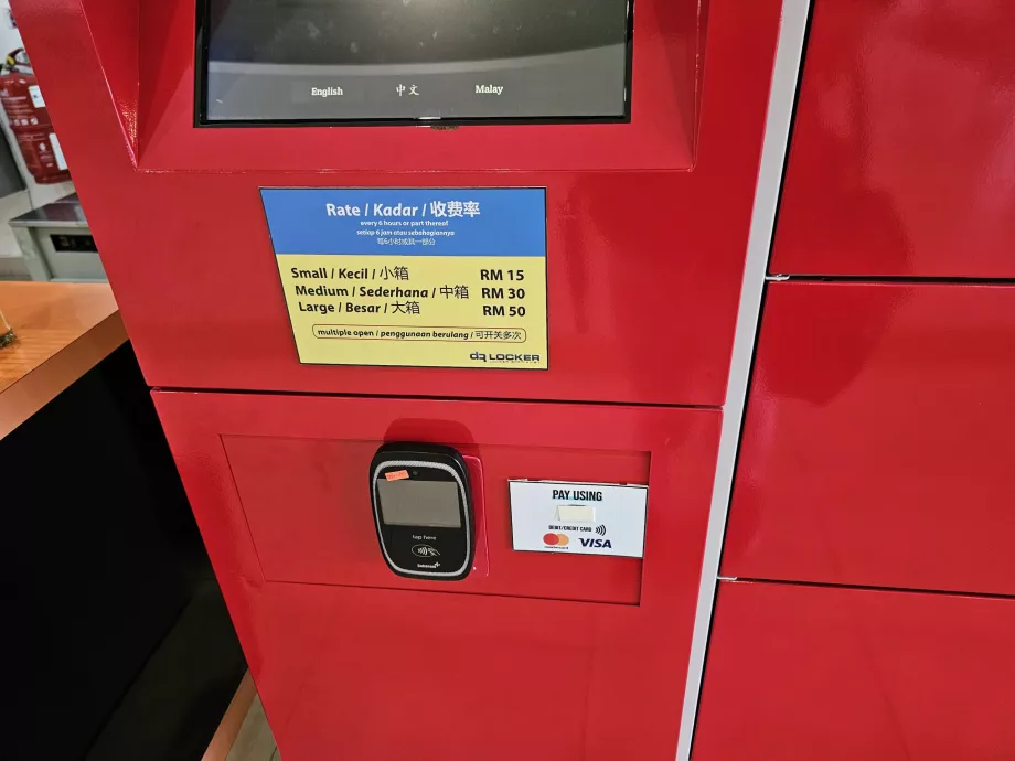 Prix de la consigne à bagages
