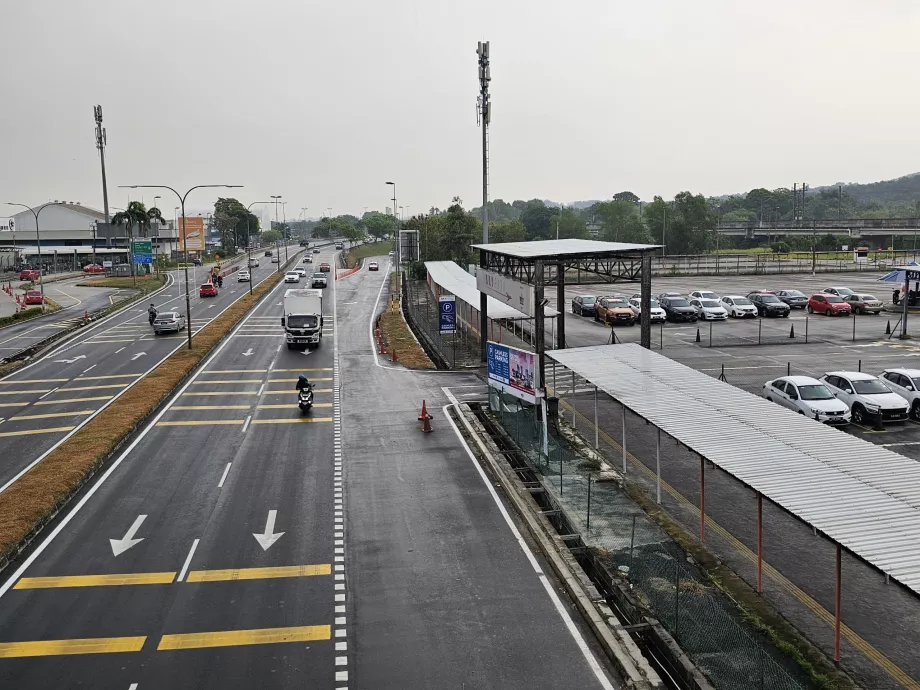 Direction de l'arrêt de bus KL Sentral