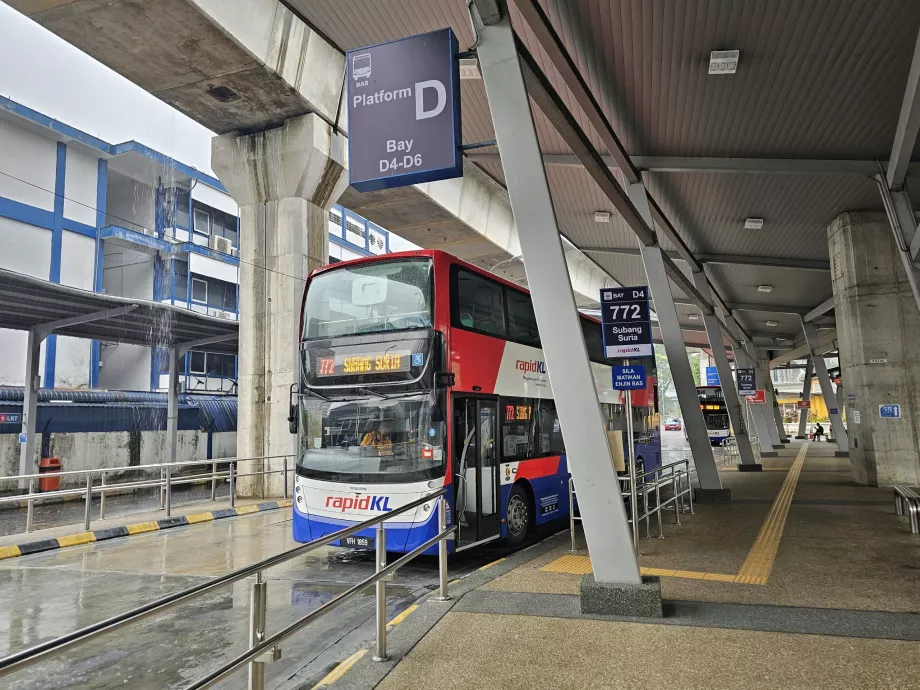 Ligne 772 arrêt à Pasar Seni