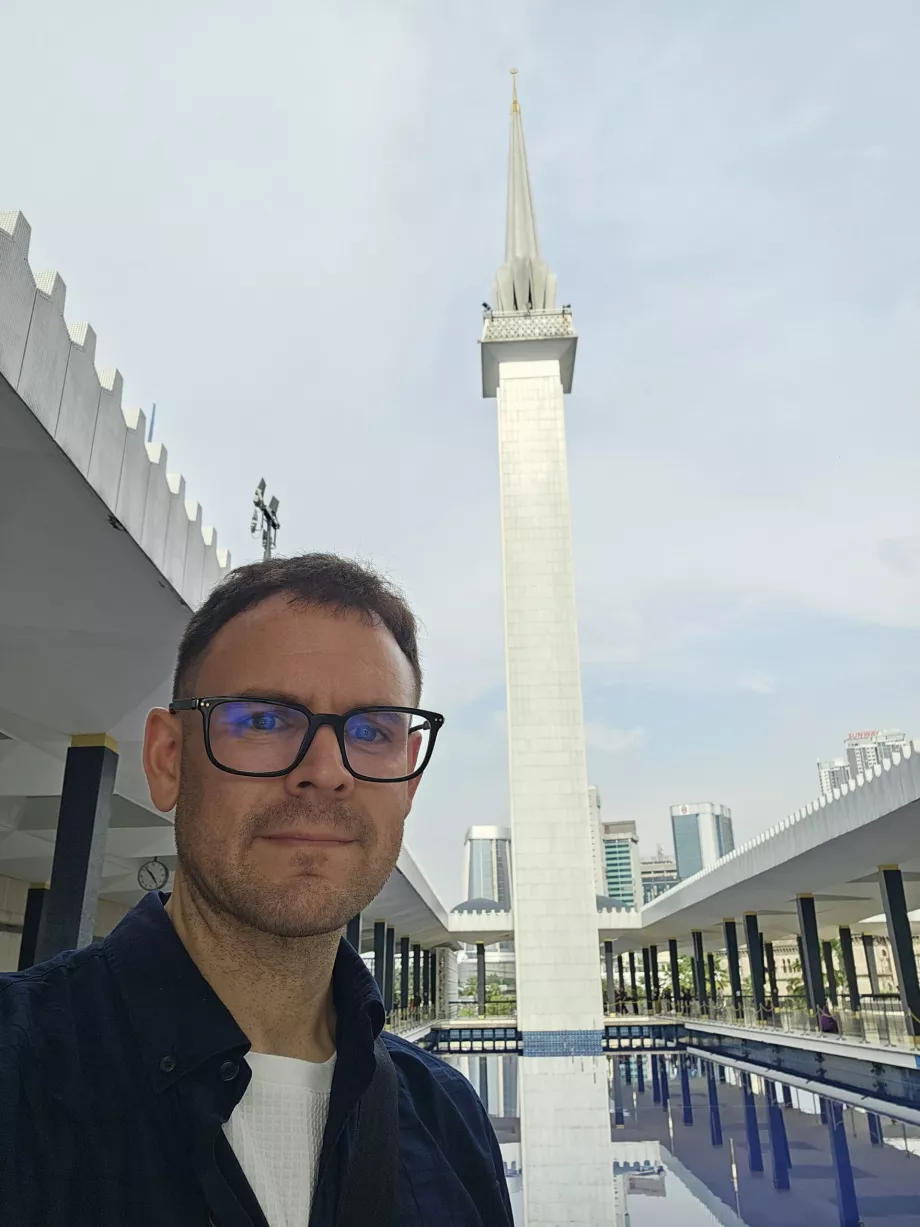 Moi à la Mosquée nationale