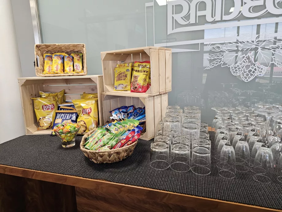 Friandises, chips et snacks salés