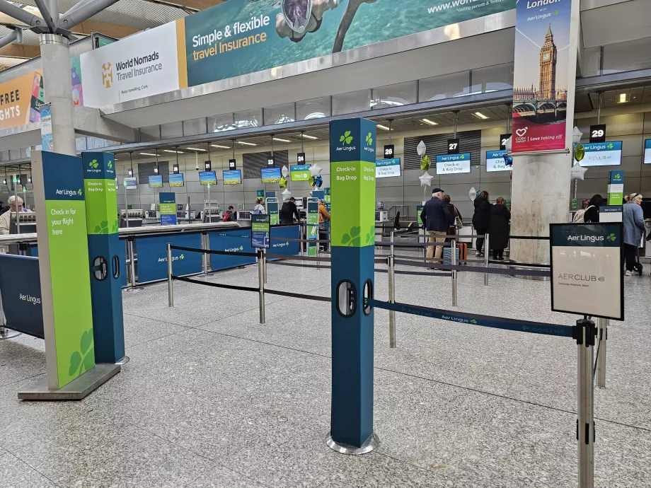 Enregistrement à l'aéroport