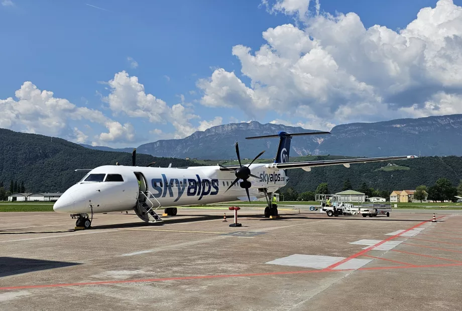 SkyAlps à l'aéroport de Bolzano