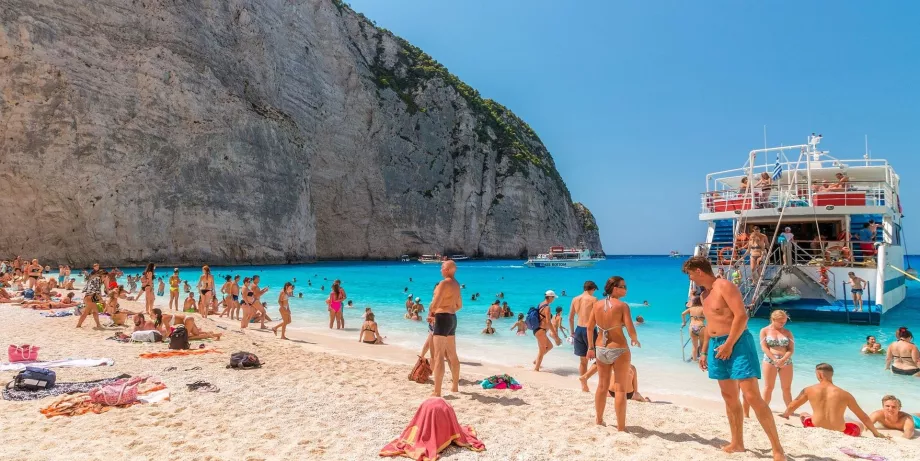 Baignade Navagio