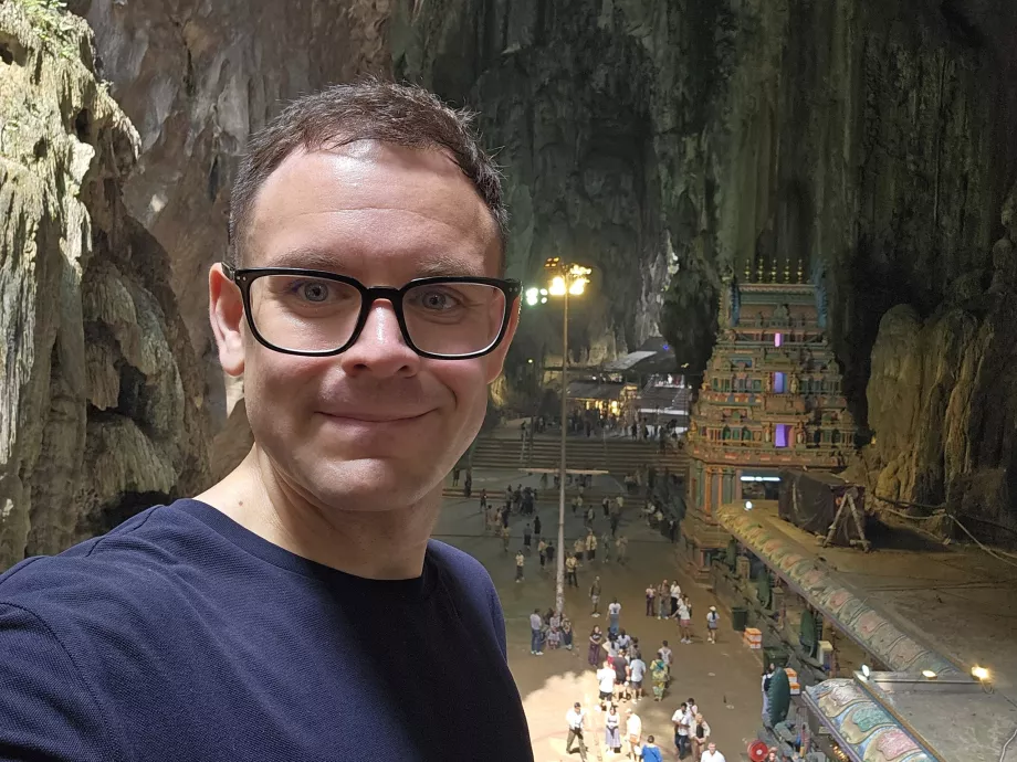 Moi à Batu Caves