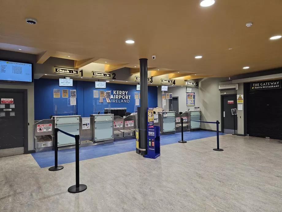 Comptoirs d'enregistrement