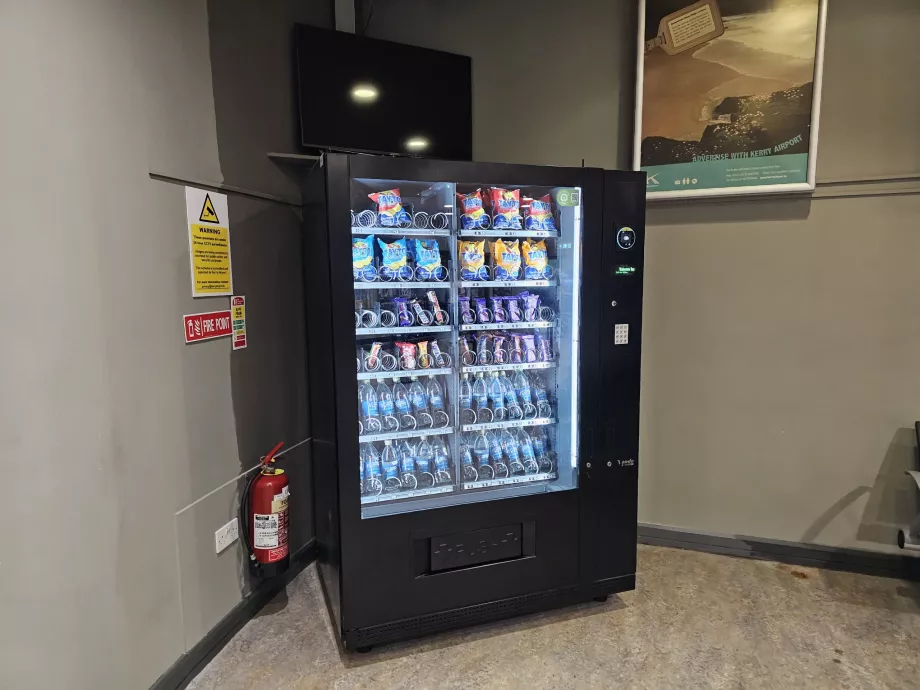 Distributeur automatique de boissons dans l'espace public
