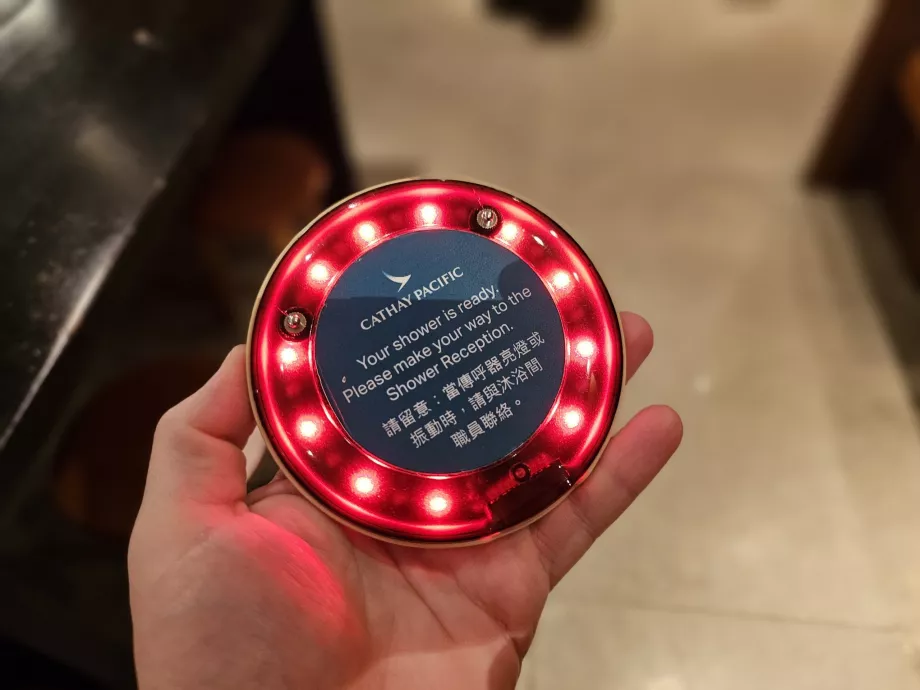 Avis de libération de la douche