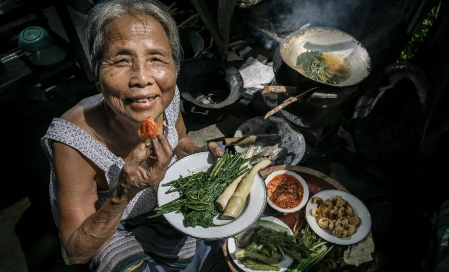 Grand-mère thaïlandaise