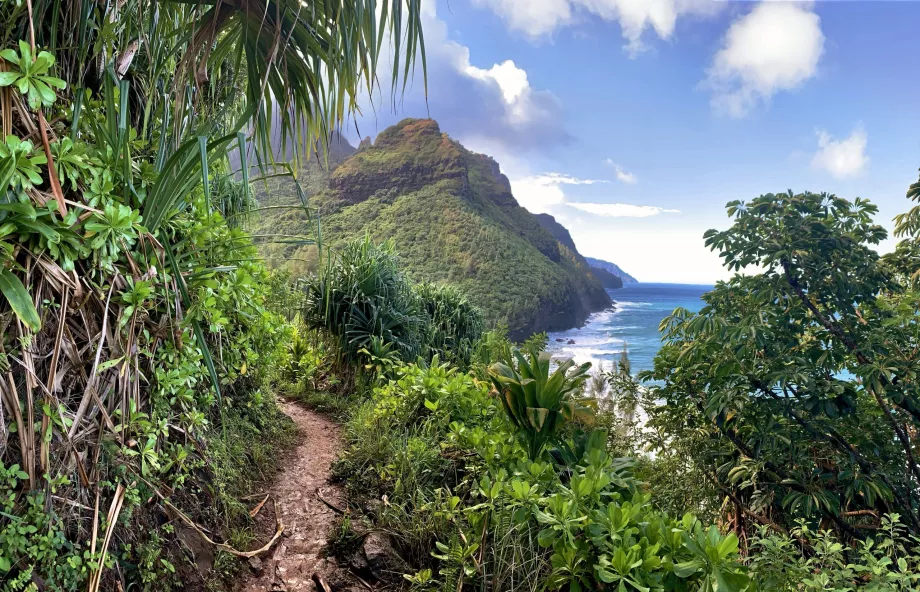 Randonnée dans le parc de Napali