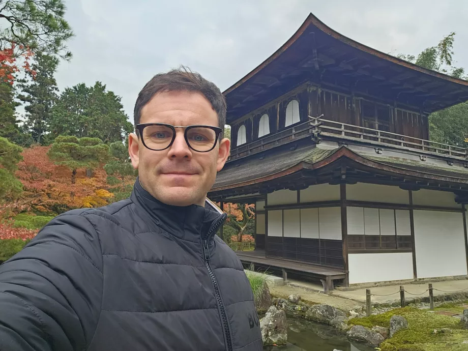 Moi à Ginkaku-ji