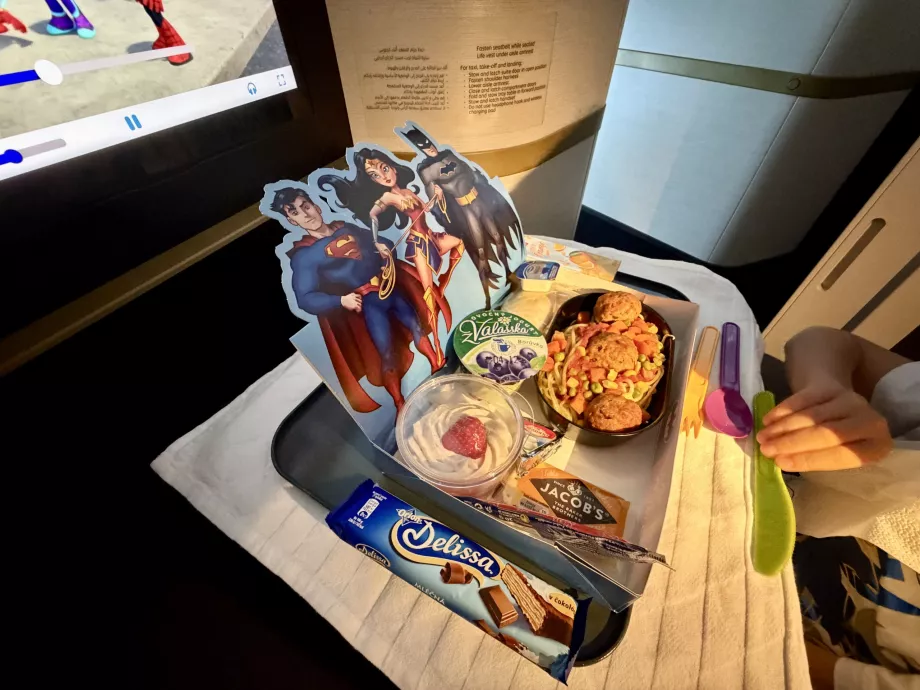 Menu pour enfants d'Etihad