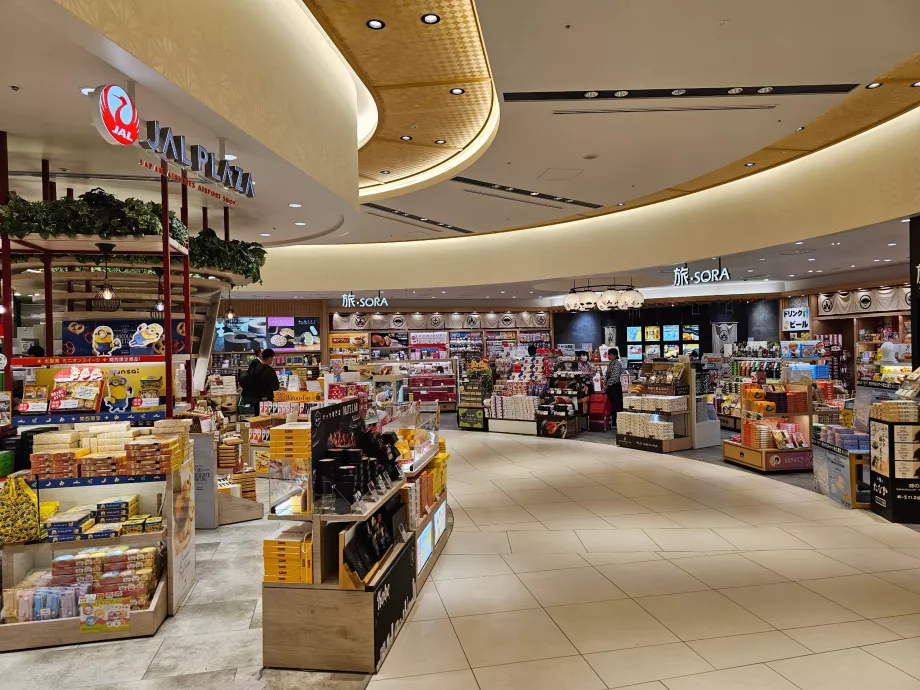 Magasins après le contrôle de sécurité