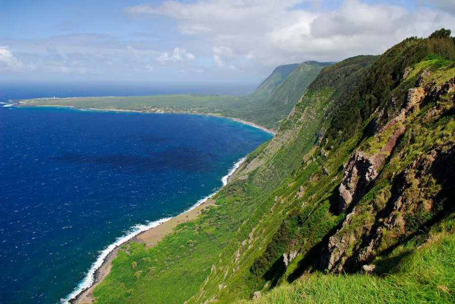 Falaises de Kalaupapa