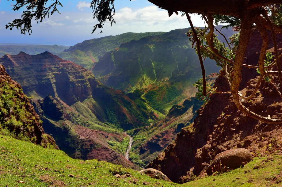 Vue du canyon de Waimea