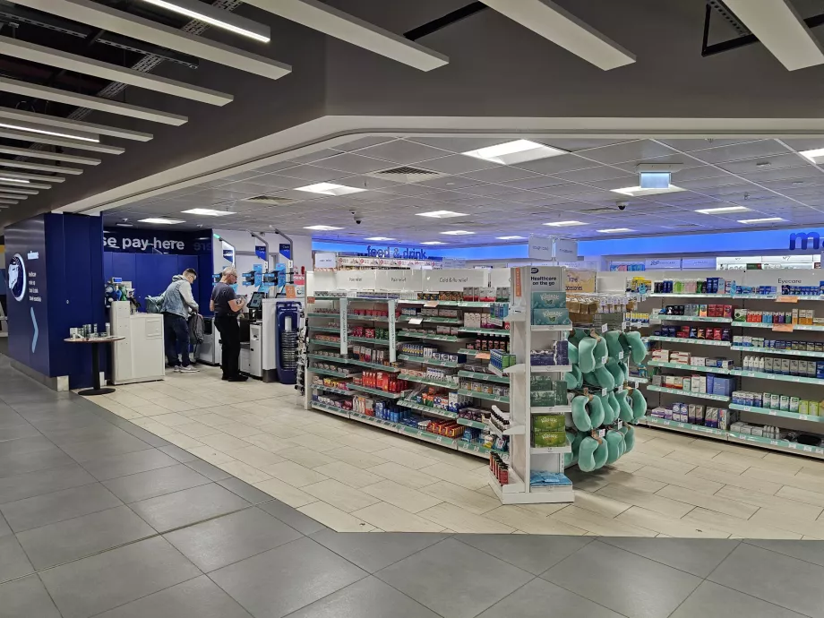 Pharmacie, section transit