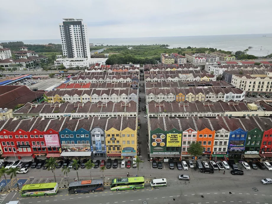 Vue de la tour Taman Sari