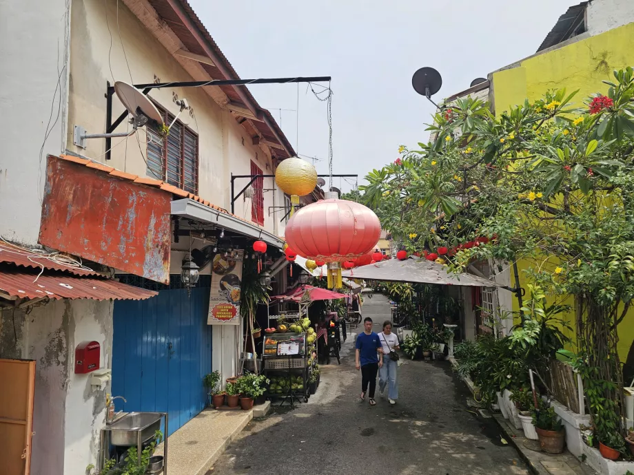 Rues secondaires le long de la rivière