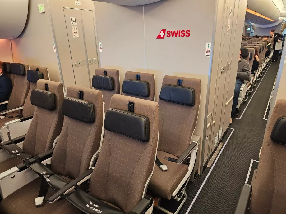 Vue de la classe économique standard