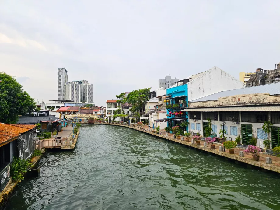 Promenade de la rivière Melaka