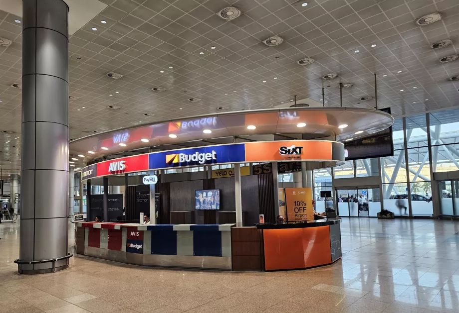 Comptoirs de location de voitures