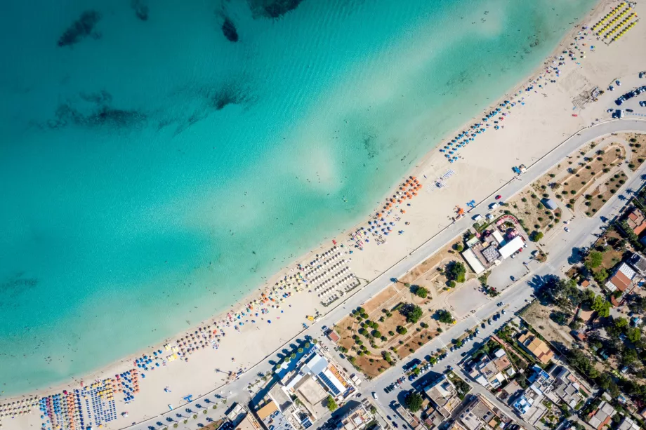 La plage de San Vito lo Capo