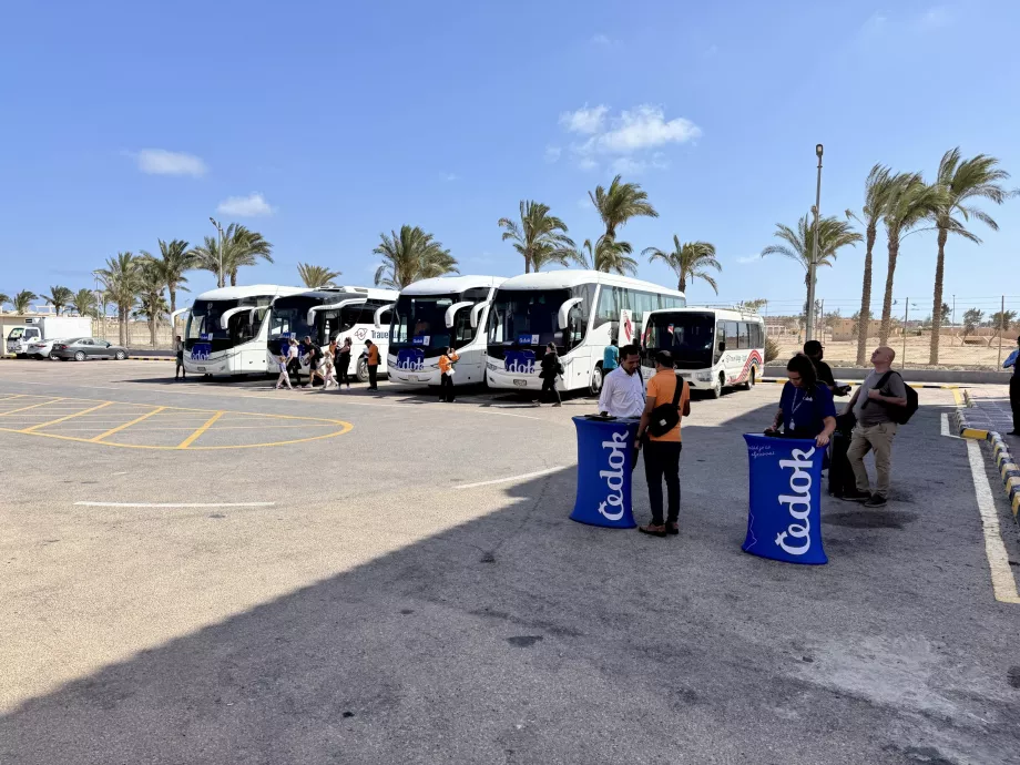 Bus de l'aéroport aux complexes hôteliers