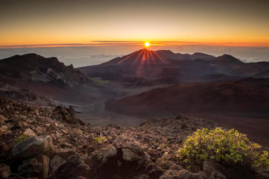 Lever de soleil sur Haleakala