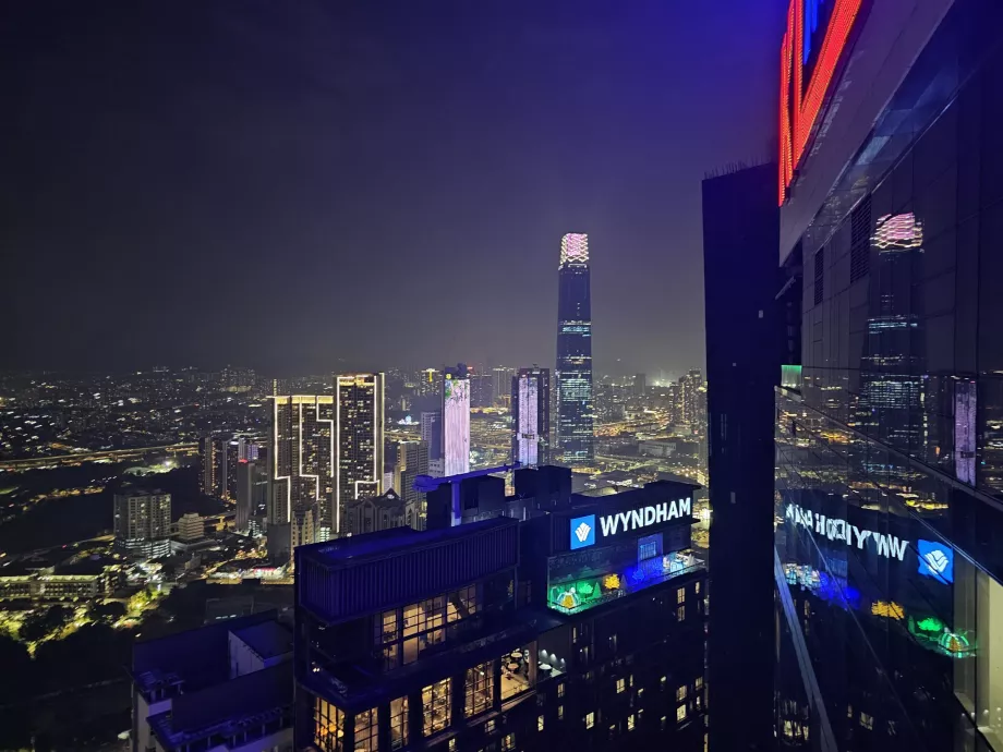 Vue du bar de l'hôtel