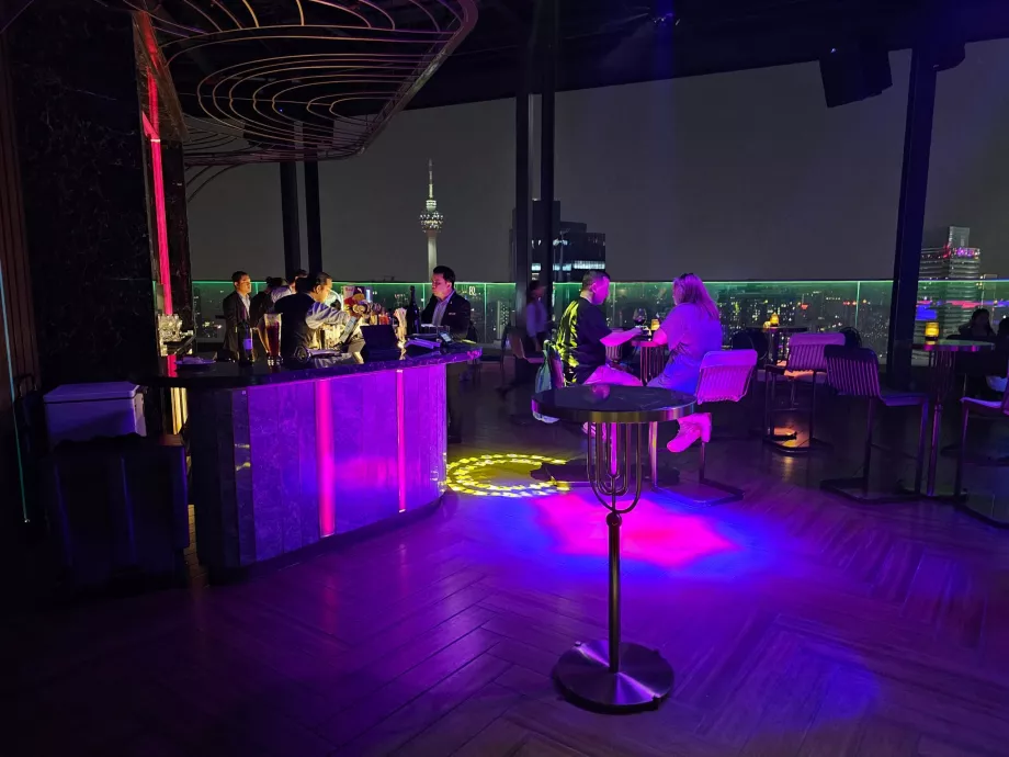 Environnement d'un bar d'hôtel