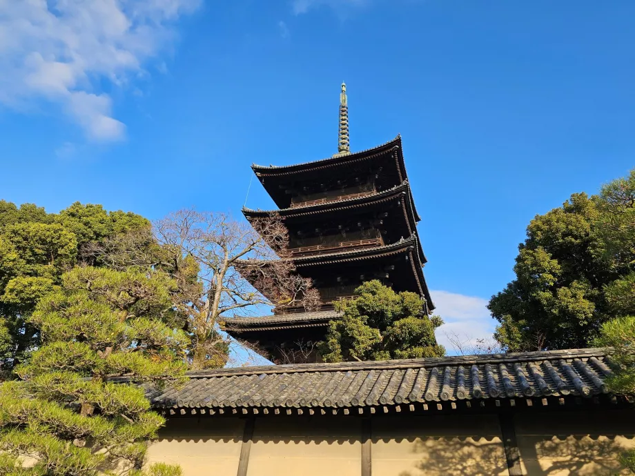 Terrain du temple To-ji