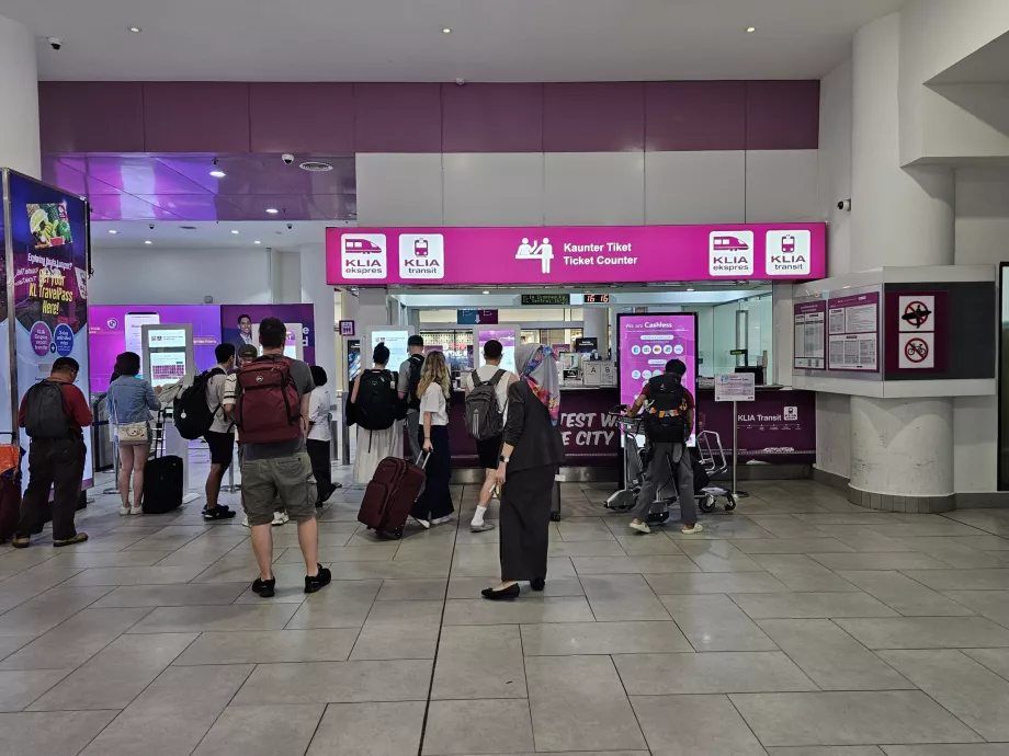 Billetterie, trains KLIA